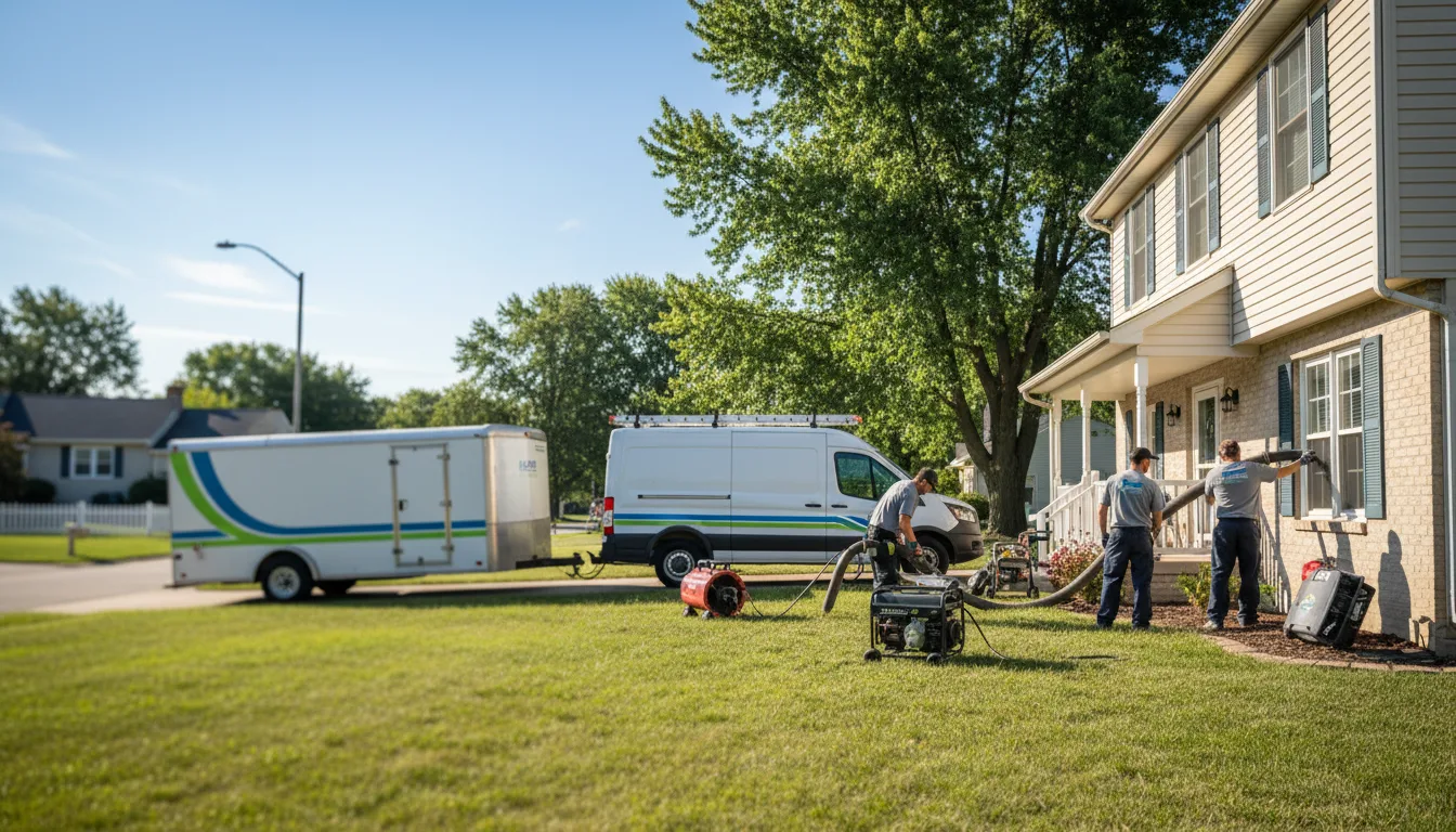Flooded Basement Restoration And Cleanup With Repair in Shawano, WI near me